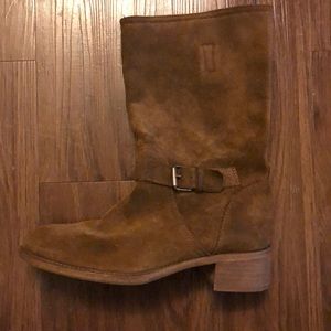 J.crew brown suede boots